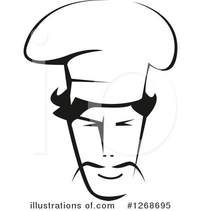 Royalty-Free (RF) Chef Clipart Illustration by Vector Tradition SM - Stock Sample #1268695