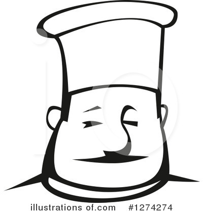 Royalty-Free (RF) Chef Clipart Illustration by Vector Tradition SM - Stock Sample #1274274