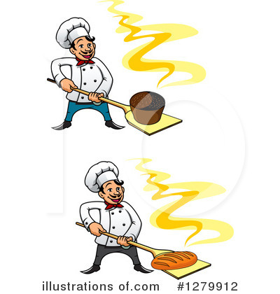 Royalty-Free (RF) Chef Clipart Illustration by Vector Tradition SM - Stock Sample #1279912