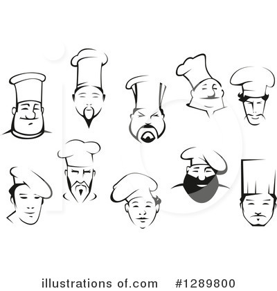 Royalty-Free (RF) Chef Clipart Illustration by Vector Tradition SM - Stock Sample #1289800