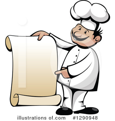 Royalty-Free (RF) Chef Clipart Illustration by Vector Tradition SM - Stock Sample #1290948