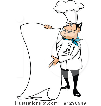 Royalty-Free (RF) Chef Clipart Illustration by Vector Tradition SM - Stock Sample #1290949