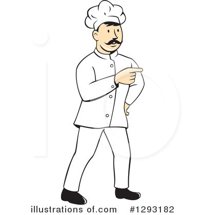 Royalty-Free (RF) Chef Clipart Illustration by patrimonio - Stock Sample #1293182