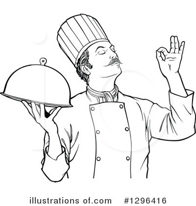 Royalty-Free (RF) Chef Clipart Illustration by dero - Stock Sample #1296416