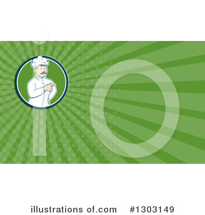 Royalty-Free (RF) Chef Clipart Illustration by patrimonio - Stock Sample #1303149