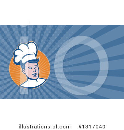 Royalty-Free (RF) Chef Clipart Illustration by patrimonio - Stock Sample #1317040