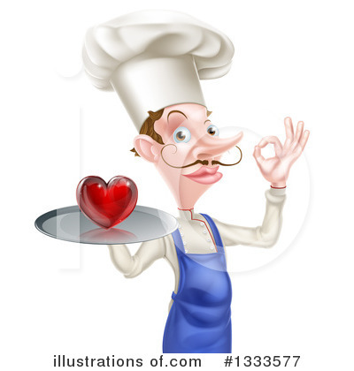 Royalty-Free (RF) Chef Clipart Illustration by AtStockIllustration - Stock Sample #1333577