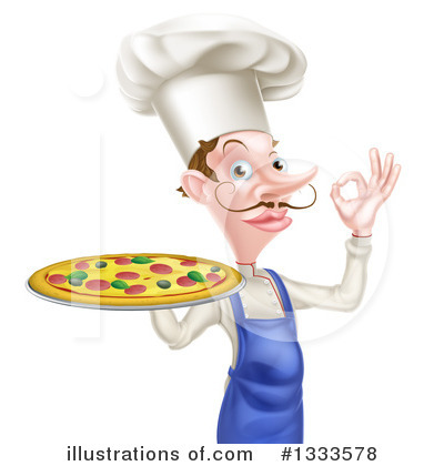 Royalty-Free (RF) Chef Clipart Illustration by AtStockIllustration - Stock Sample #1333578