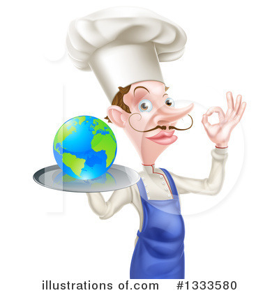 Royalty-Free (RF) Chef Clipart Illustration by AtStockIllustration - Stock Sample #1333580