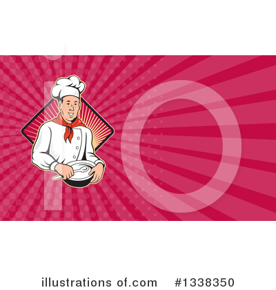 Royalty-Free (RF) Chef Clipart Illustration by patrimonio - Stock Sample #1338350