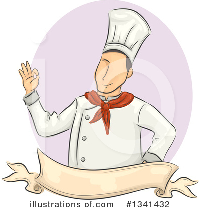 Royalty-Free (RF) Chef Clipart Illustration by BNP Design Studio - Stock Sample #1341432