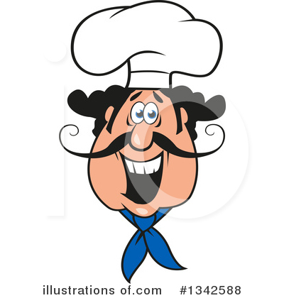 Royalty-Free (RF) Chef Clipart Illustration by Vector Tradition SM - Stock Sample #1342588