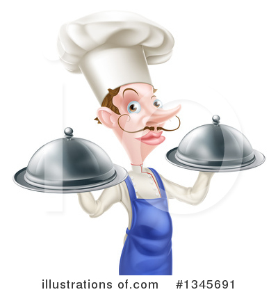 Royalty-Free (RF) Chef Clipart Illustration by AtStockIllustration - Stock Sample #1345691