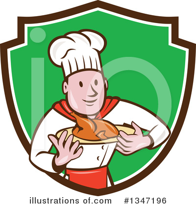 Royalty-Free (RF) Chef Clipart Illustration by patrimonio - Stock Sample #1347196