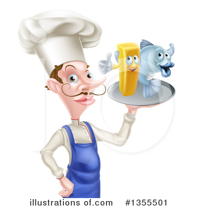 Royalty-Free (RF) Chef Clipart Illustration by AtStockIllustration - Stock Sample #1355501