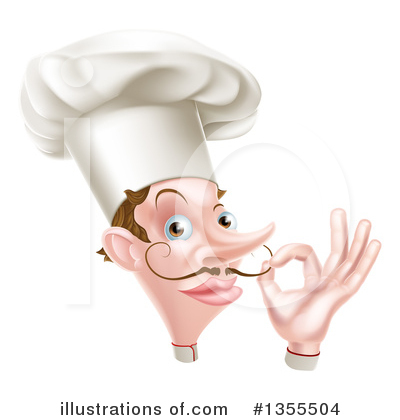 Royalty-Free (RF) Chef Clipart Illustration by AtStockIllustration - Stock Sample #1355504
