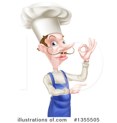 Royalty-Free (RF) Chef Clipart Illustration by AtStockIllustration - Stock Sample #1355505