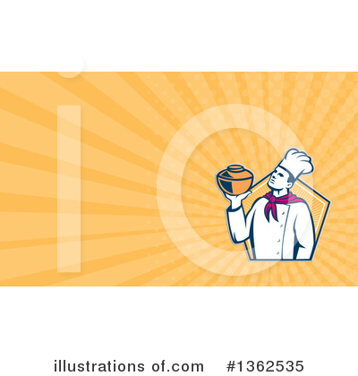 Royalty-Free (RF) Chef Clipart Illustration by patrimonio - Stock Sample #1362535