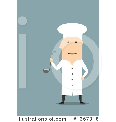 Royalty-Free (RF) Chef Clipart Illustration by Vector Tradition SM - Stock Sample #1367916