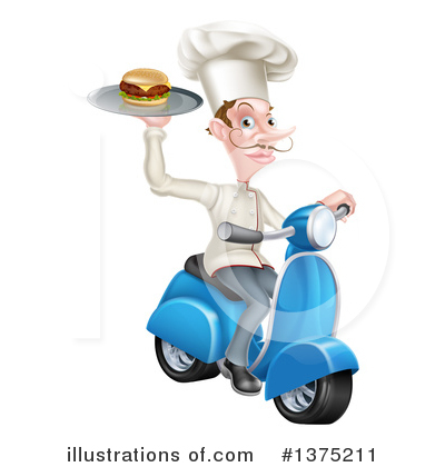Food Delivery Clipart #1375211 by AtStockIllustration
