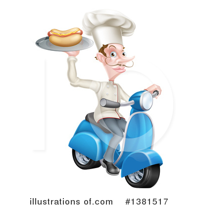 Food Delivery Clipart #1381517 by AtStockIllustration