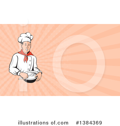 Royalty-Free (RF) Chef Clipart Illustration by patrimonio - Stock Sample #1384369
