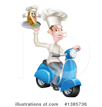 Food Delivery Clipart #1385736 by AtStockIllustration