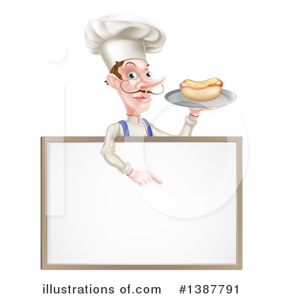 Royalty-Free (RF) Chef Clipart Illustration by AtStockIllustration - Stock Sample #1387791