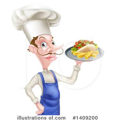Kebab Clipart #1409200 by AtStockIllustration