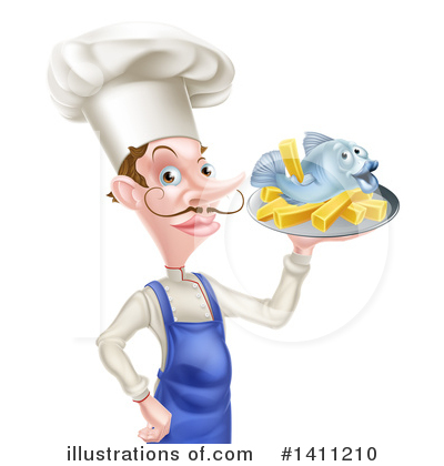Royalty-Free (RF) Chef Clipart Illustration by AtStockIllustration - Stock Sample #1411210
