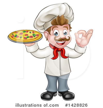 Royalty-Free (RF) Chef Clipart Illustration by AtStockIllustration - Stock Sample #1428826