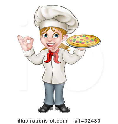 Royalty-Free (RF) Chef Clipart Illustration by AtStockIllustration - Stock Sample #1432430