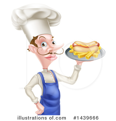Royalty-Free (RF) Chef Clipart Illustration by AtStockIllustration - Stock Sample #1439666