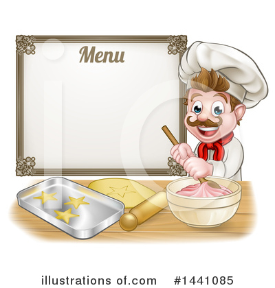 Royalty-Free (RF) Chef Clipart Illustration by AtStockIllustration - Stock Sample #1441085