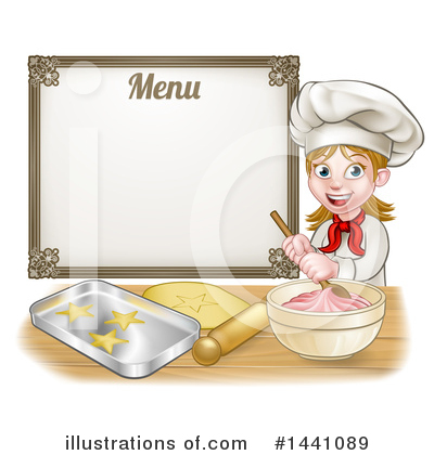 Royalty-Free (RF) Chef Clipart Illustration by AtStockIllustration - Stock Sample #1441089