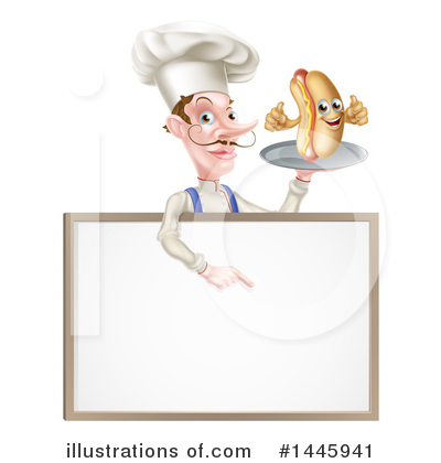 Royalty-Free (RF) Chef Clipart Illustration by AtStockIllustration - Stock Sample #1445941