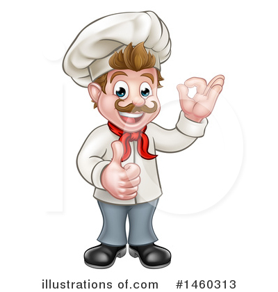 Royalty-Free (RF) Chef Clipart Illustration by AtStockIllustration - Stock Sample #1460313
