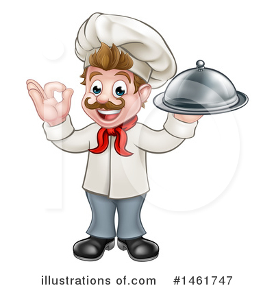 Royalty-Free (RF) Chef Clipart Illustration by AtStockIllustration - Stock Sample #1461747