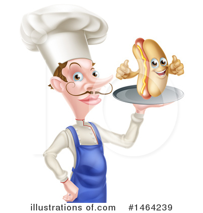 Royalty-Free (RF) Chef Clipart Illustration by AtStockIllustration - Stock Sample #1464239