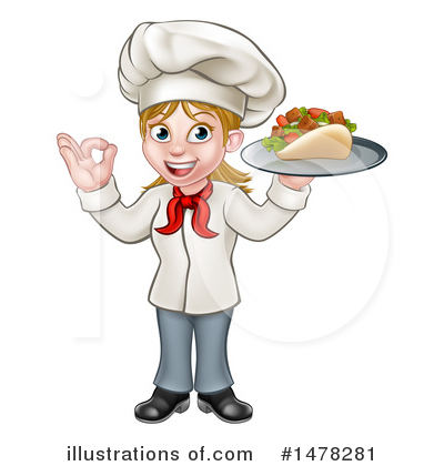 Royalty-Free (RF) Chef Clipart Illustration by AtStockIllustration - Stock Sample #1478281