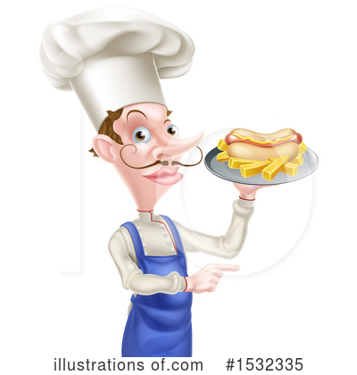 Royalty-Free (RF) Chef Clipart Illustration by AtStockIllustration - Stock Sample #1532335