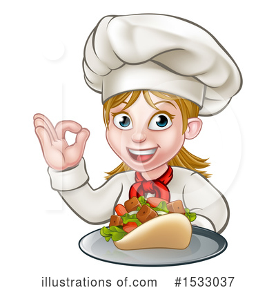 Royalty-Free (RF) Chef Clipart Illustration by AtStockIllustration - Stock Sample #1533037