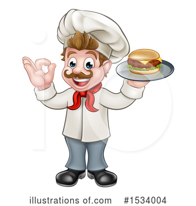 Royalty-Free (RF) Chef Clipart Illustration by AtStockIllustration - Stock Sample #1534004