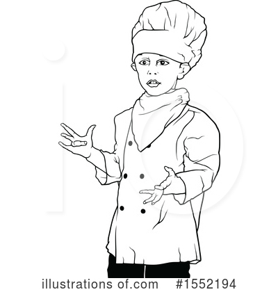 Royalty-Free (RF) Chef Clipart Illustration by dero - Stock Sample #1552194