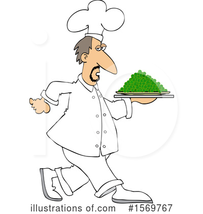 Royalty-Free (RF) Chef Clipart Illustration by djart - Stock Sample #1569767