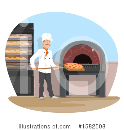 Pizza Clipart #1582508 by Vector Tradition SM