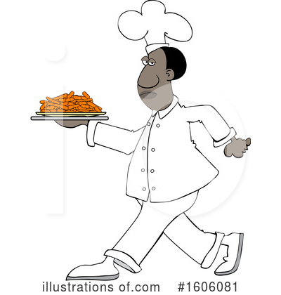 Royalty-Free (RF) Chef Clipart Illustration by djart - Stock Sample #1606081