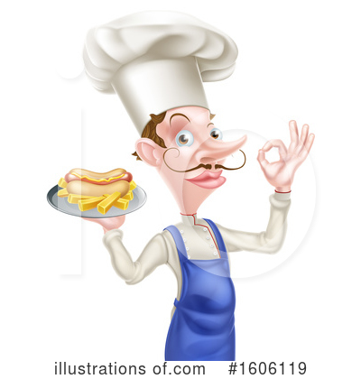 Royalty-Free (RF) Chef Clipart Illustration by AtStockIllustration - Stock Sample #1606119