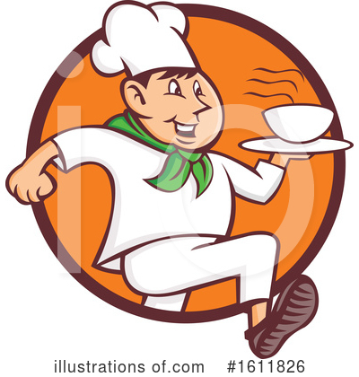 Royalty-Free (RF) Chef Clipart Illustration by patrimonio - Stock Sample #1611826