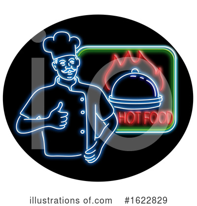 Royalty-Free (RF) Chef Clipart Illustration by patrimonio - Stock Sample #1622829